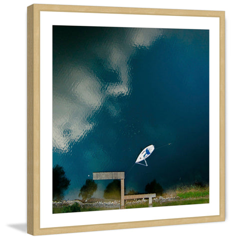 Lone White Boat