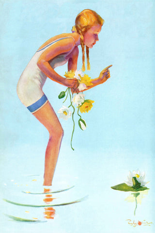 Girl with Flowers