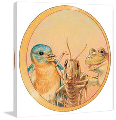 Bird, Cricket and Frog II