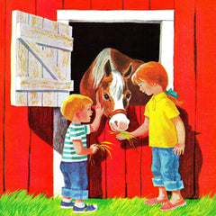 Kids with Horse