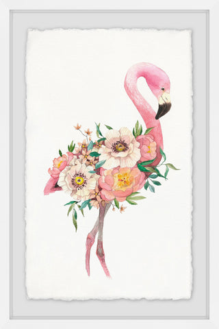 Floral Flamingo