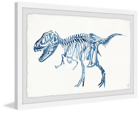 Blue T-Rex Skeleton