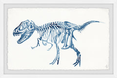 Blue T-Rex Skeleton