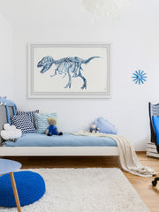 Blue T-Rex Skeleton