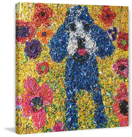 Crayon Collage Pup