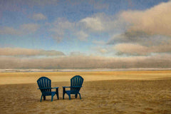 Two Chairs on the Sand 2