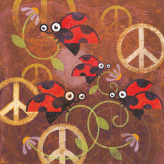 Peace Sign Ladybugs VI