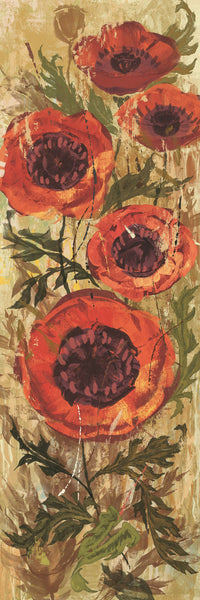 Floral Frenzy Red I