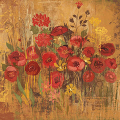 Floral Frenzy Red VI