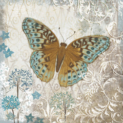 Blue Linen Butterfly