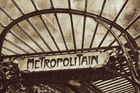 Paris Metro Sign 3
