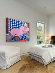 Nude on Checkered Cloth