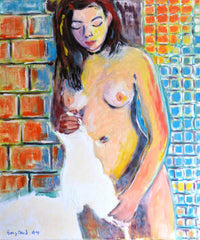 Figure with White Towel