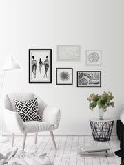 Nautical Borderlines Pentaptych