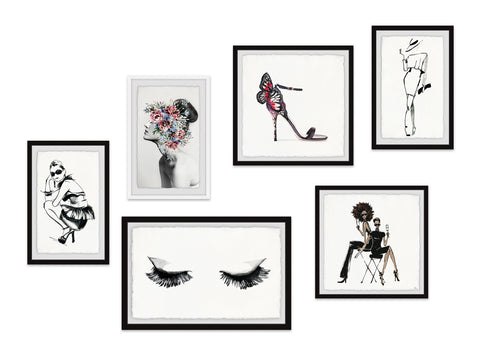 Heels to Heaven Hexaptych