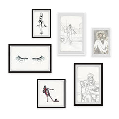 Stilettos and Glam Hexaptych