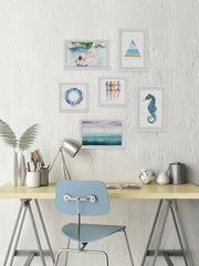 Pool or Beachside Hexaptych