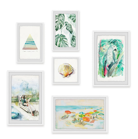 Costa Rica Wonder Hexaptych