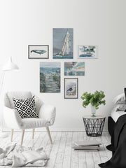 Le Voilier Hexaptych