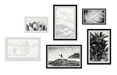 Sun Beach and Wildlife Hexaptych