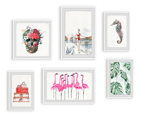 Tropical Travels Hexaptych