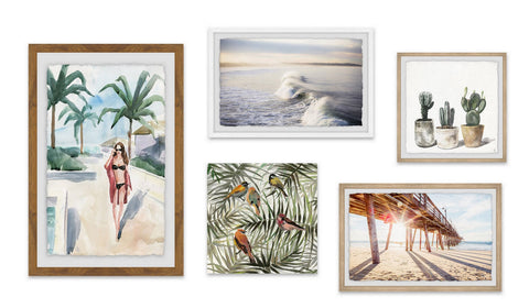 Light Glimmers Pentaptych