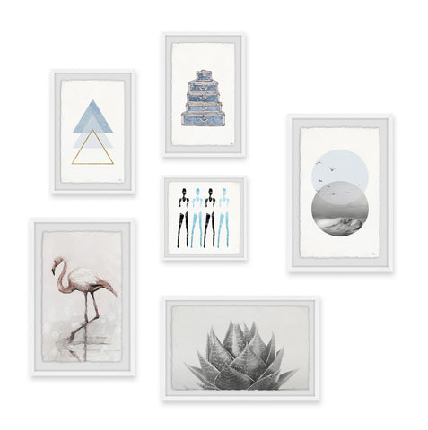 Resplendent Imagery Hexaptych