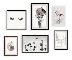 Avant Garde Fleur Hexaptych