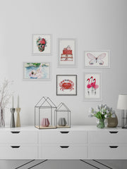 Girly Ambitions Hexaptych