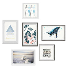 Beachy Hues Hexaptych