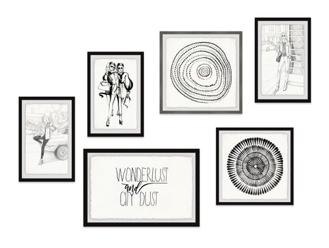 Dappled Wanderlust Hexaptych