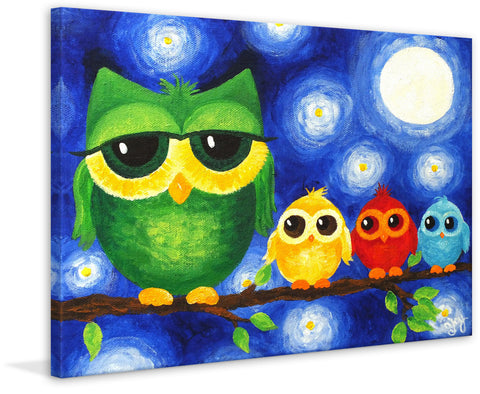 Colorful Owls