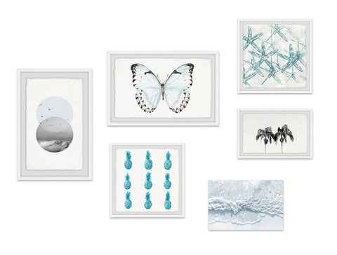 Shades of Powder Hexaptych