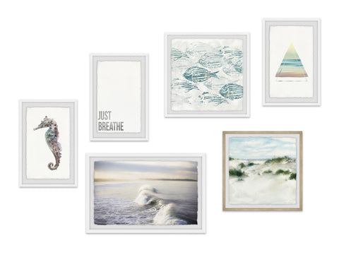 Sand Dune Horizons Hexaptych