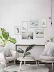 Sand Dune Horizons Hexaptych