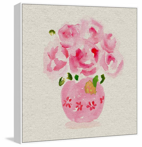 Pink Floral Vase II