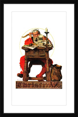 Santa at His Desk