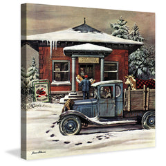 Rural Post Office at Christmas