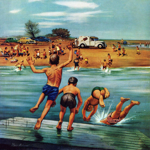 Ice Cream Truck at the Beach