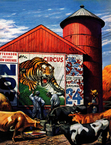 Barnside Circus Poster