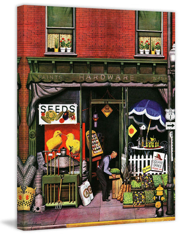 Hardware Store at Springtime