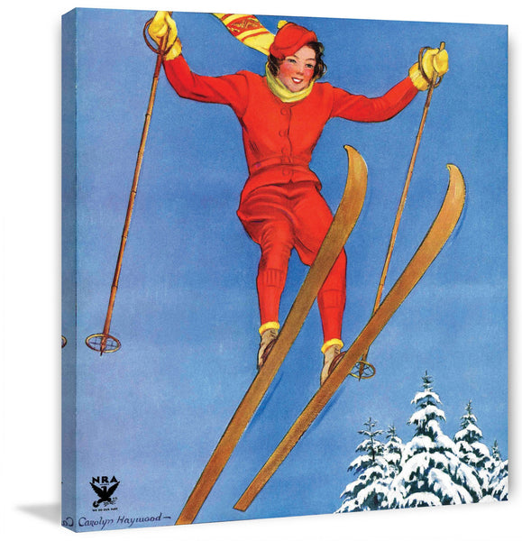 Woman Ski Jumper