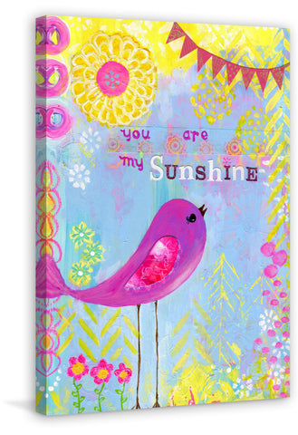 Sunshine Purple Bird