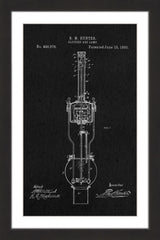 Arc Lamp 1893 Black Paper