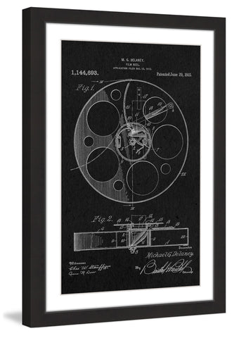 Film Reel 1915 Black Paper