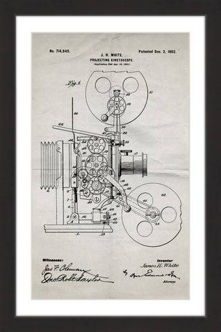 Projector 1902 Old Paper