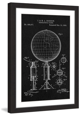 Globe 1892 Black Paper
