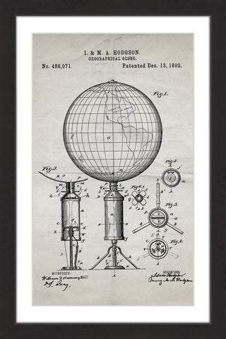 Globe 1892 Old Paper