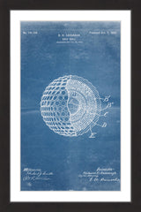 Golf Ball 1902 Blueprint