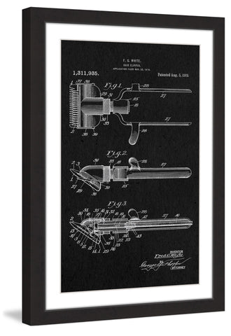 Hair Clipper 1919 Black Paper